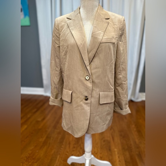 Easel tan two button blazer women’s size small EUC - Picture 1 of 6
